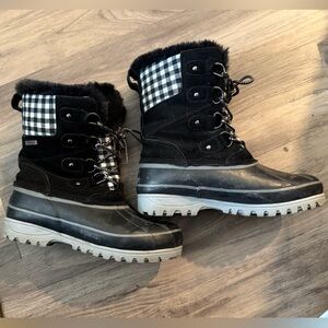 Khombu nordic winter snow boots women’s size 9